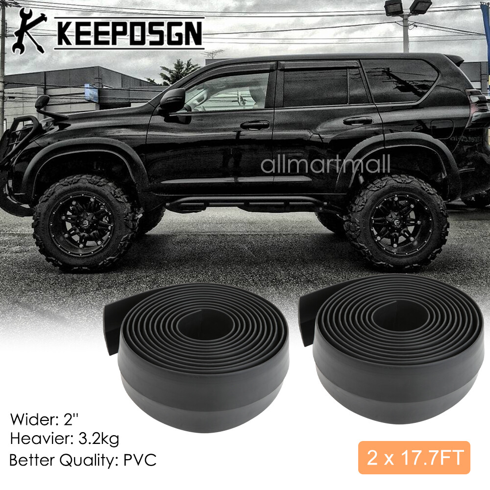 PVC Car SUV Flexible Wheel Extend Fender Flares Molding Trim for Lexus GX460 470