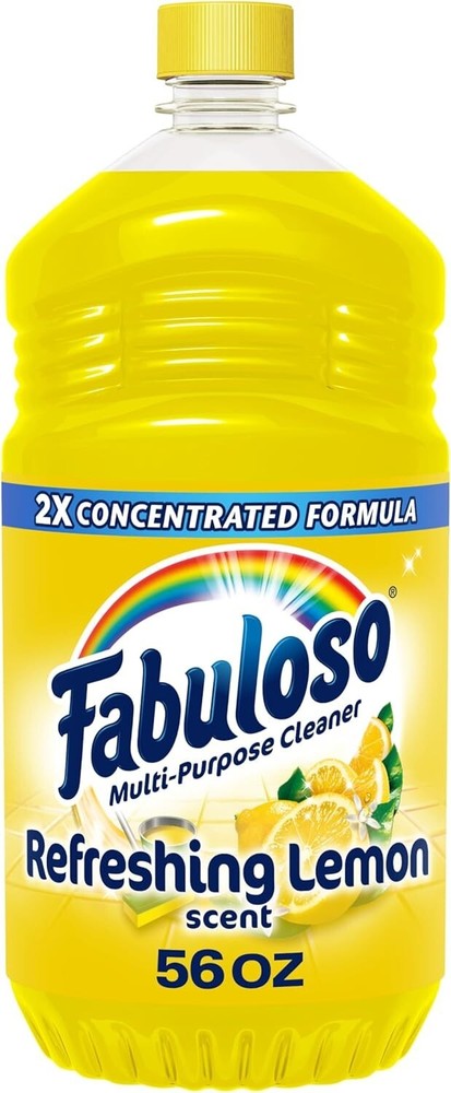 Multi-Purpose Cleaner, 2X Concentrated Formula, Refreshing Lemon Scent, 56 Oz