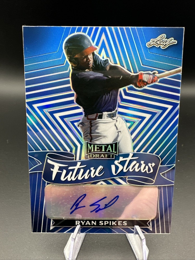 2021 Leaf Metal Draft - Future Stars Blue Rainbow #FS-RS2 Ryan Spikes /35