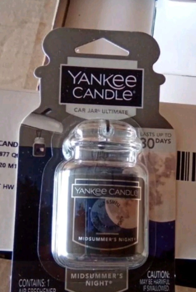 Yankee Candle Midsummer’s Night Car Jar Air Freshener Ultimate Scent
