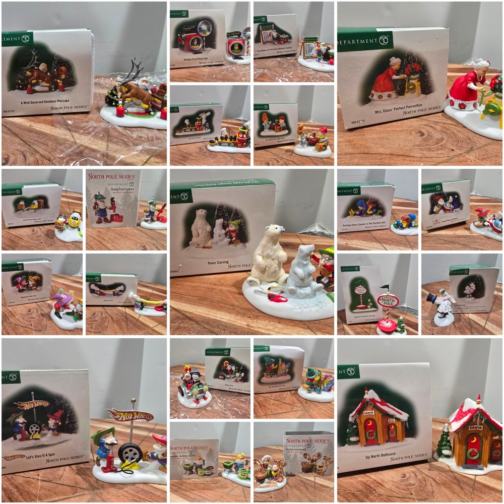Department 56 Christmas Village accessories select your choice