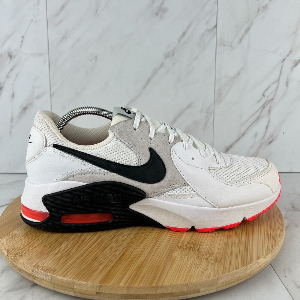 Nike Air Max Excee Mens Size 10 White Black Athletic Sneakers Shoes CD4165-113