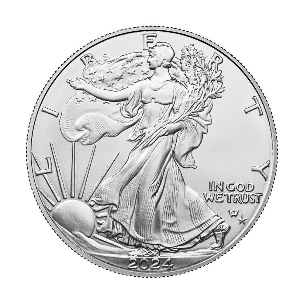 Presale - 2024 (P) $1 American Silver Eagle Star Privy 1 oz BU-image