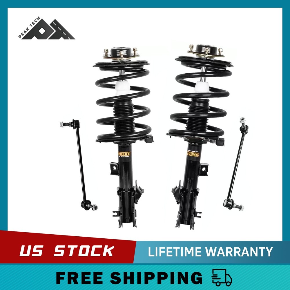 2003-2007 Nissan Murano Front Struts & Sway Bars Pair - Left & Right Side
