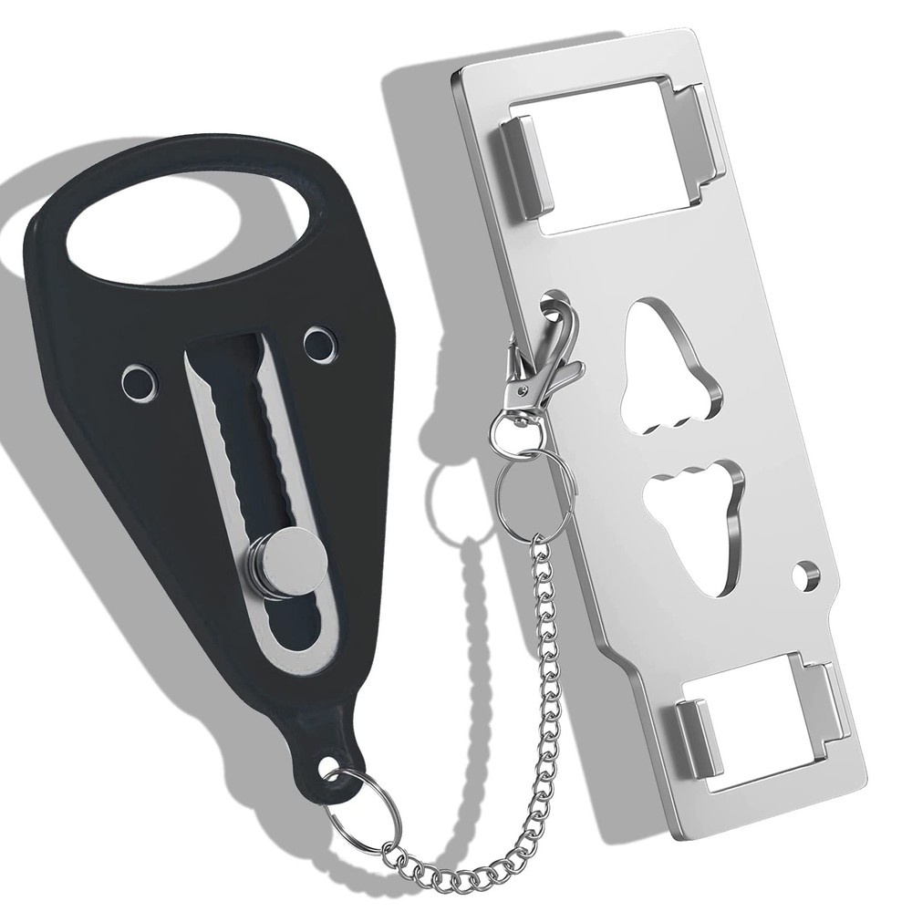 Portable Heavy Duty Door Lock for Extra Security and Privacy at Home or Travel