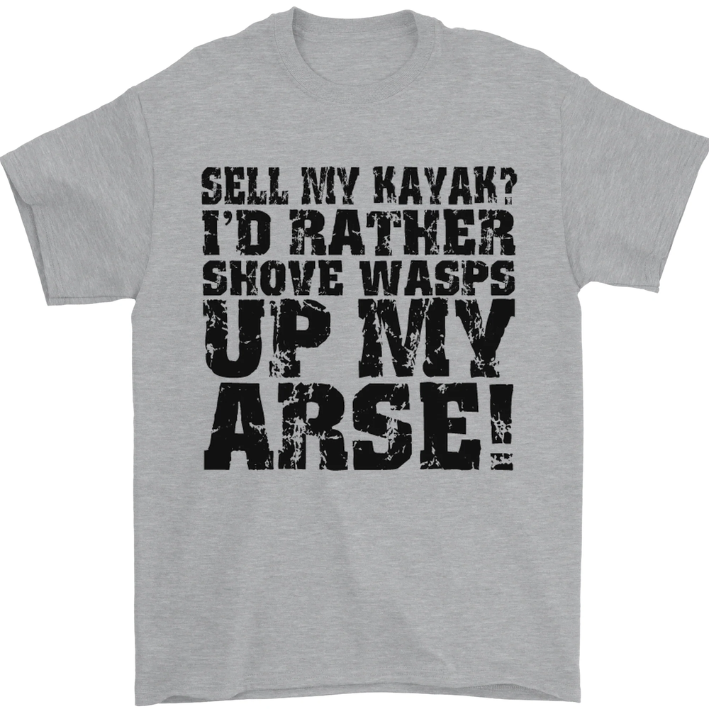 Sell My Kayak? Funny Kayaking Mens T-Shirt 100% Cotton