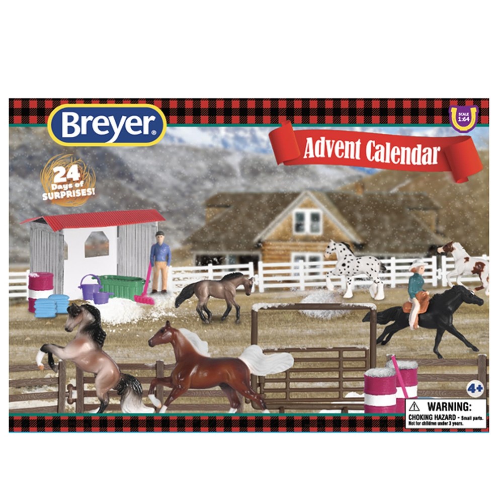 Horses 2024 Holiday Collection | Holiday Advent Calendar Horse Play Set