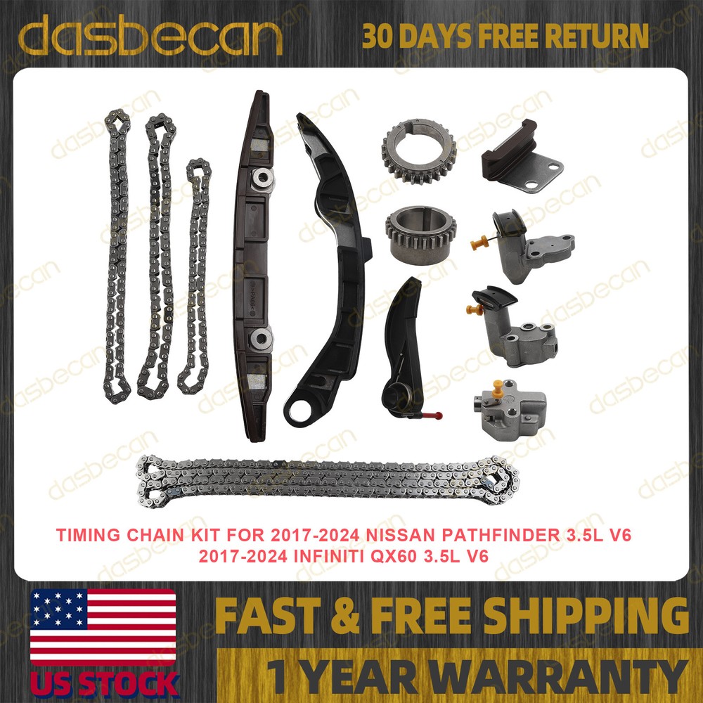 Timing Chain Kit Nissan Pathfinder Infiniti QX60 3.5L V6 2017-2024 VQ35DD Engine
