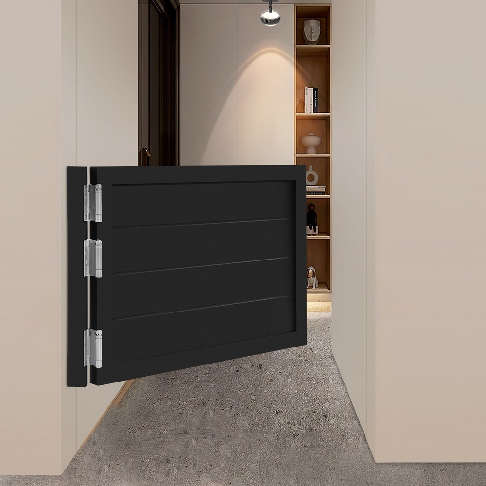 Partition Half Door for Doorways w/ Doorpost & 3 Hinges for Shop Entrance Areas