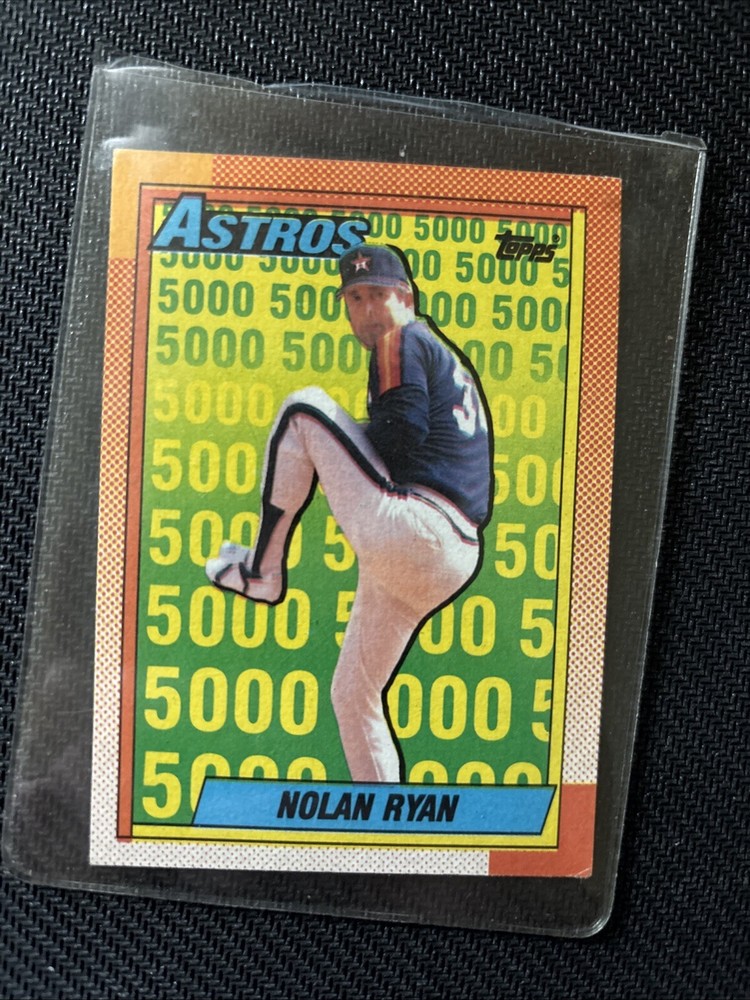 1990 Topps - #4 Nolan Ryan Ghost Error