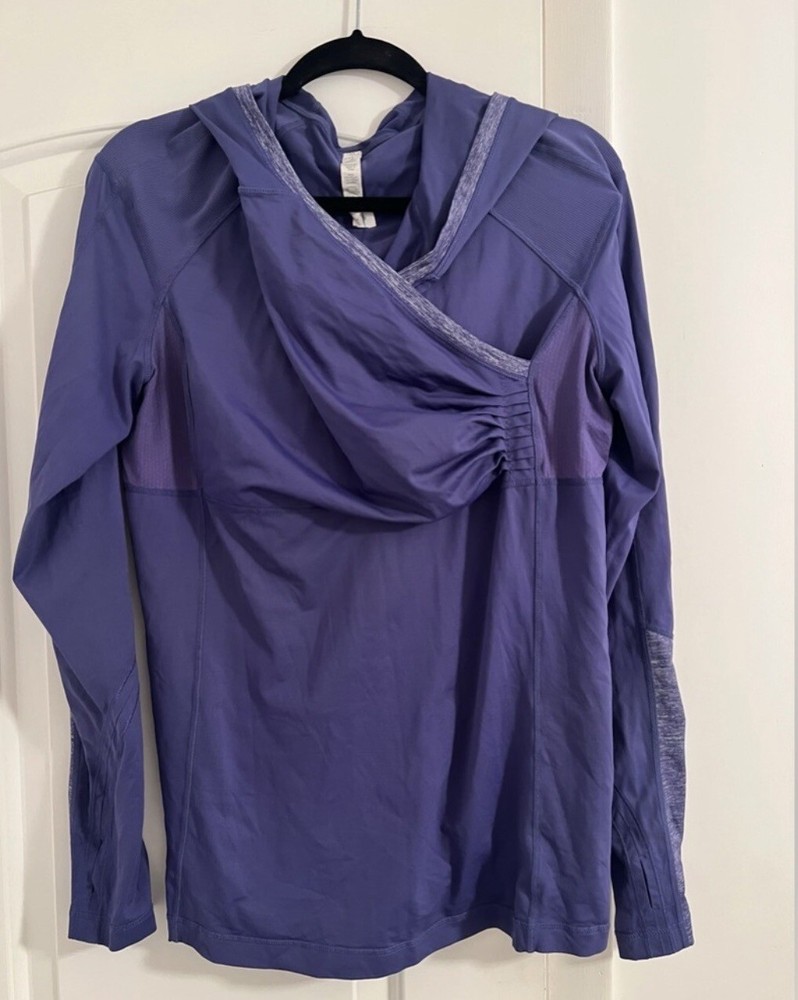 FLASH SALE! Purple “Lululemon” Run For Your Life Cross Train Pullover With Hood!-image
