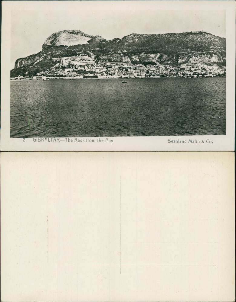 Gibraltar Rock From The Bay Beanland Malin & Co RP