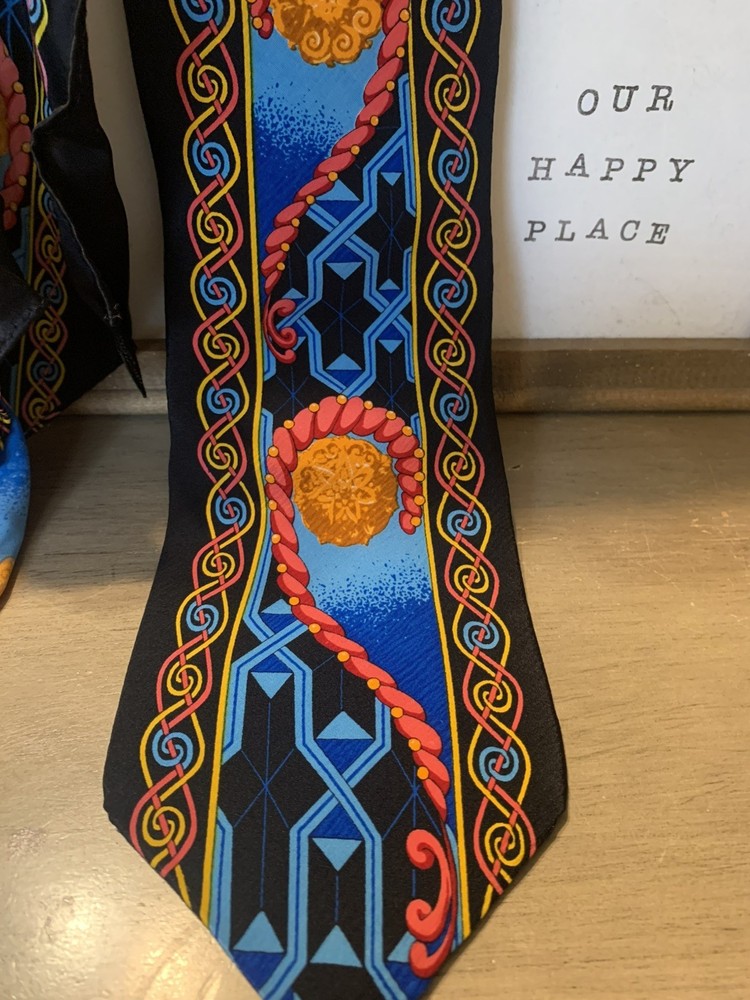 Rush Limbaugh Signature Collection Neck Tie-100% silk-bold pattern, Luxury!