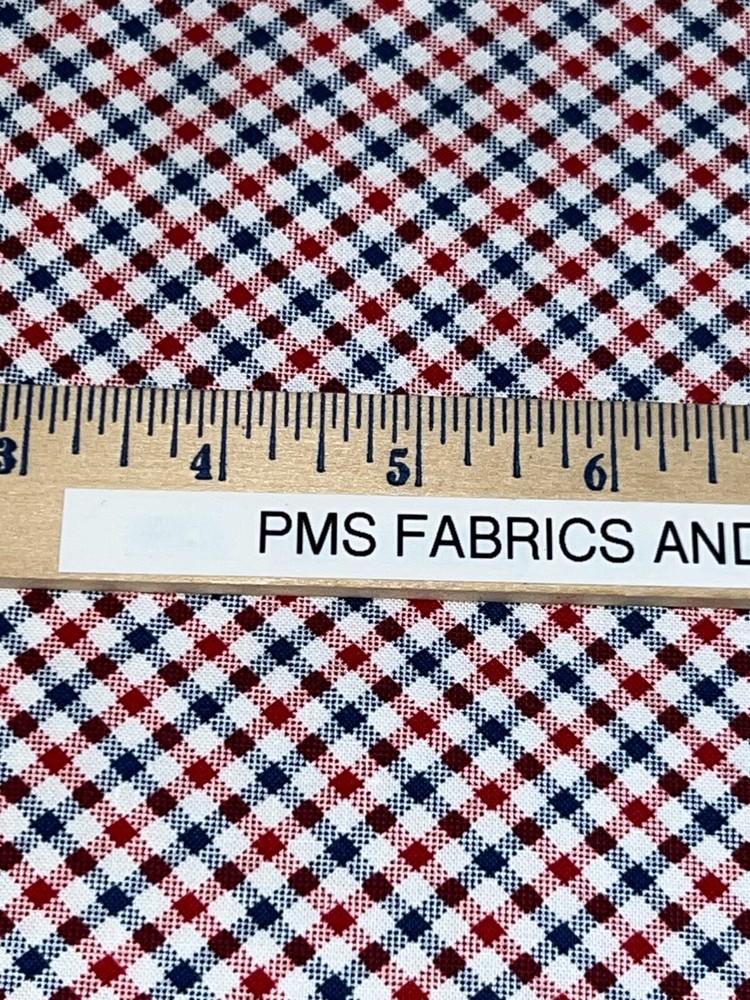 MODA Star Spangled Banner 100 cotton fabric yard 36x44 QOV plaid patriotic quilt material
