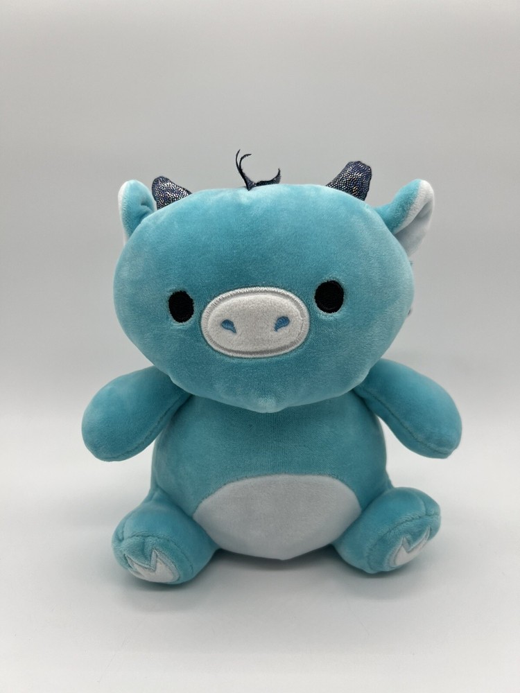 Squishmallow Gray the Blue Dragon Plush 7”