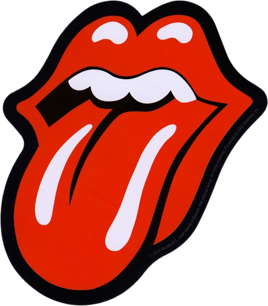 Sticker - Rolling Stones Tongue Lips Rock Band Music 1960s 1970s Jagger Richards