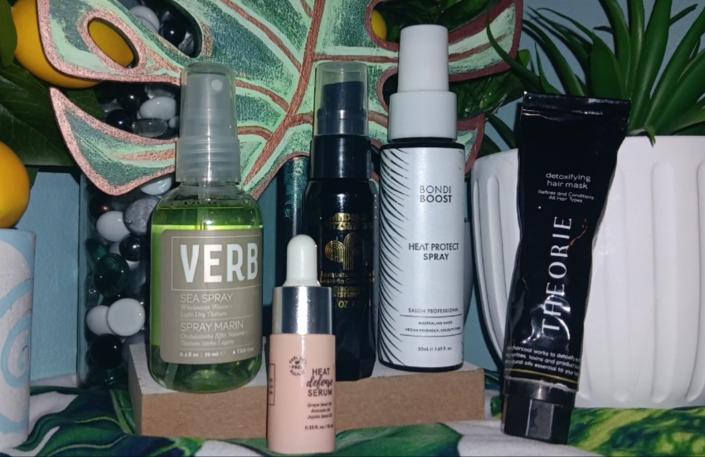 NEW Heat Protection Hair Care Lot #5 Verb, Bondi Boost,  Theorie, & More! 5pc