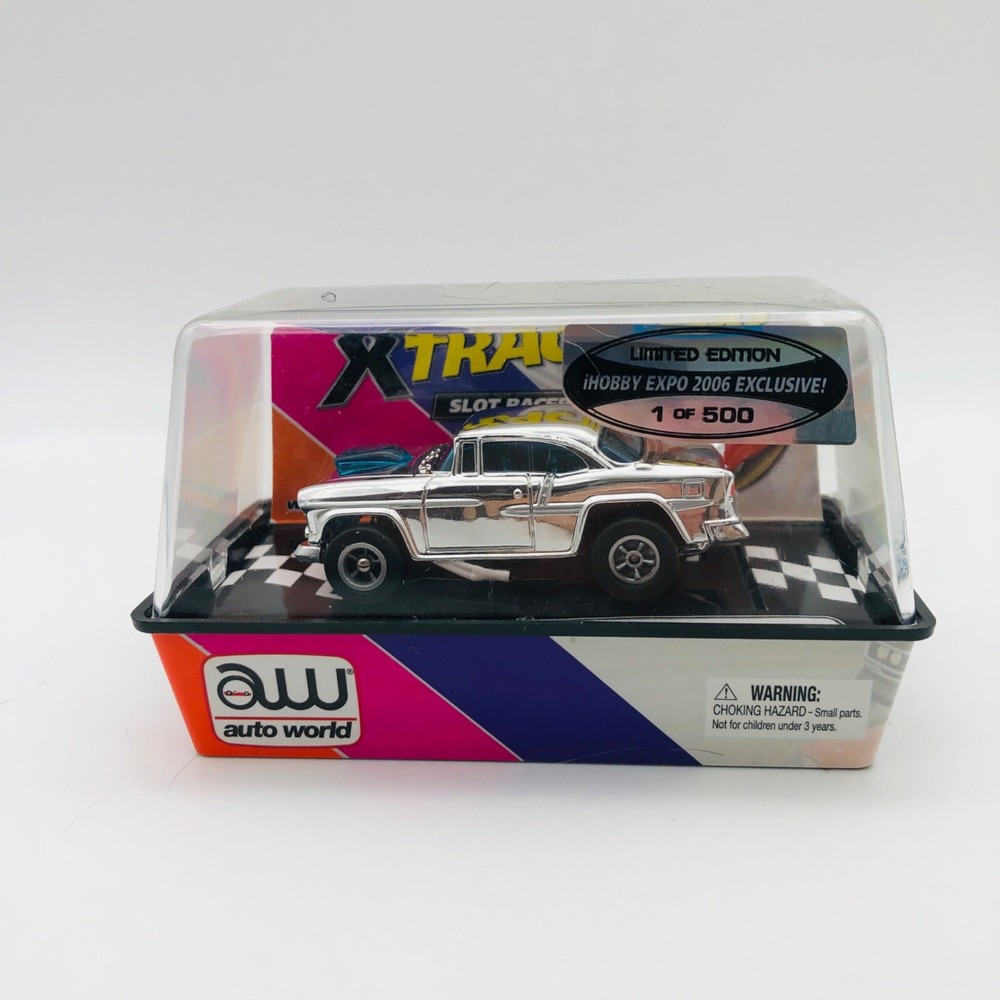 Auto World Xtraction HO Slot Car '55 Chevy iHobby Expo 2006 Exclusive R1 Banded