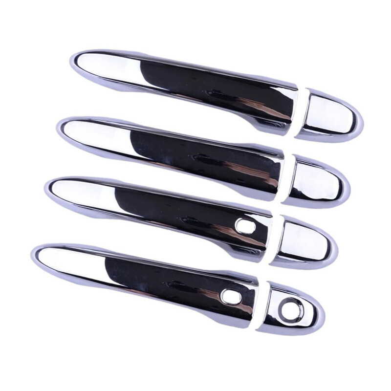 Chrome Exterior Door Handle Cover Trim Fit for Fiat 500X SUV 2016 to 2023-