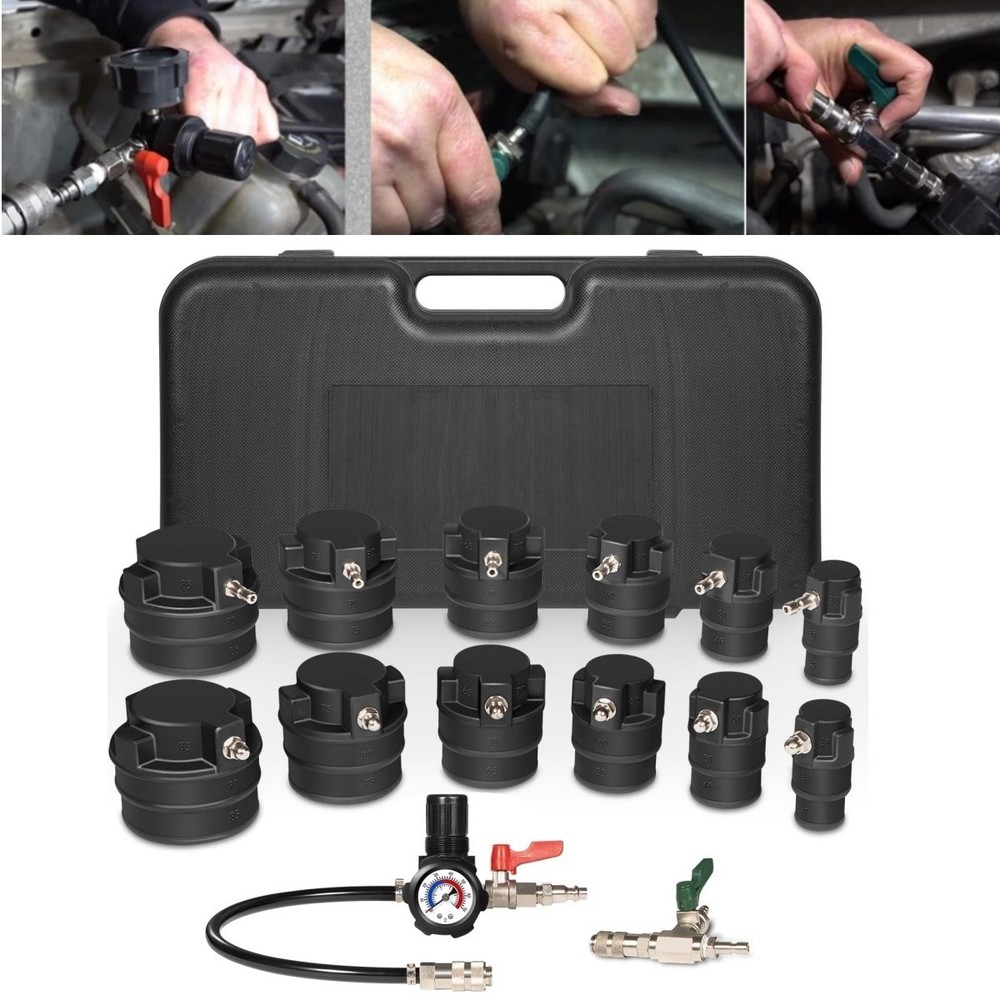 Turbo Air System Leakage Test Kit with Smoke Adapter for Most Turbo Systems