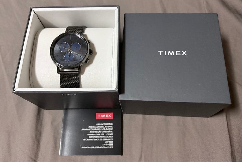 TIMEX Fairfield Chronograph 41mm Supernova Watch TW2R98000VK Stainless