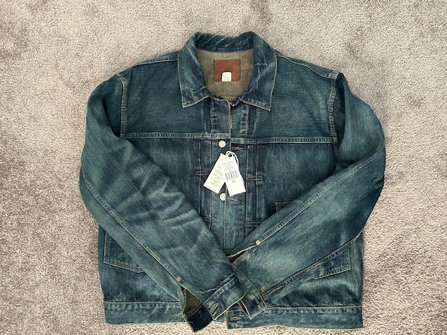 [XXL] RRL WestView Denim Trucker Jacket Size NWT
