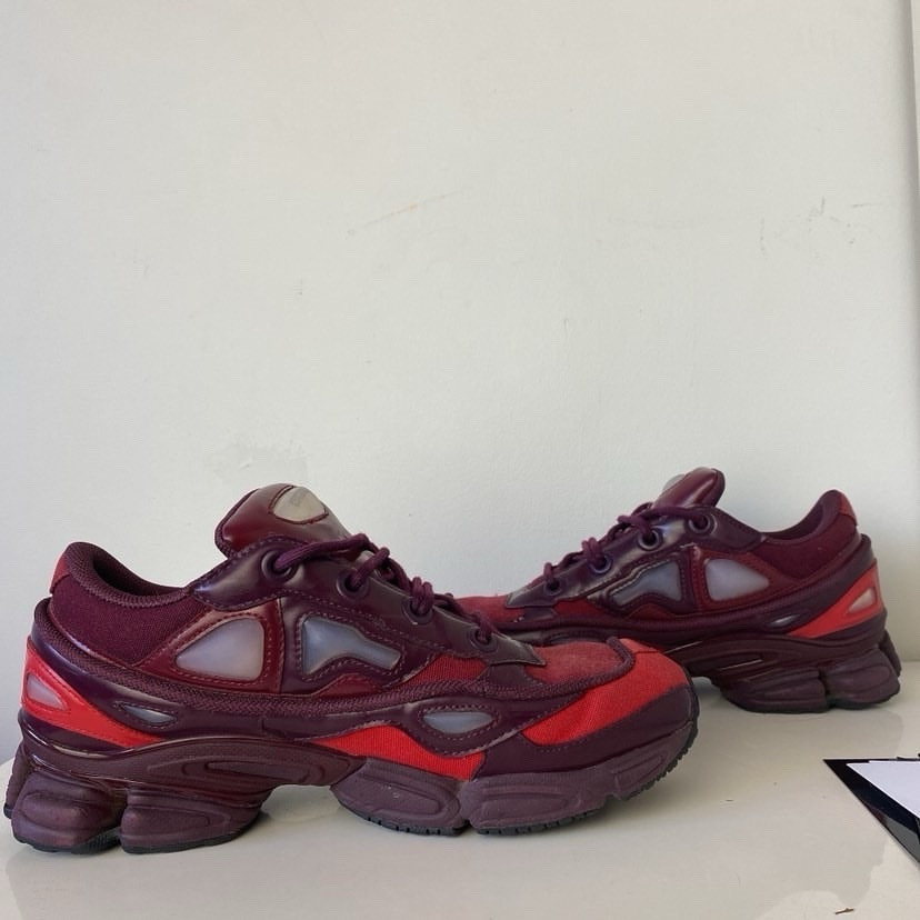 raf simons ozweego three burgundy us9