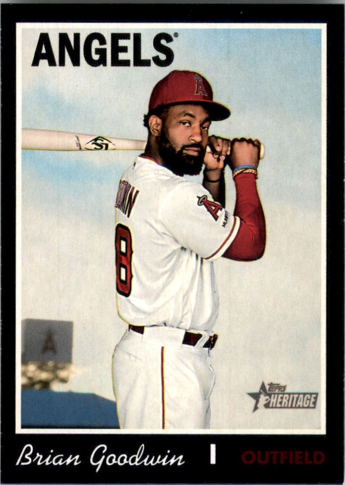 2019 Topps Heritage Black Border #550 Brian Goodwin