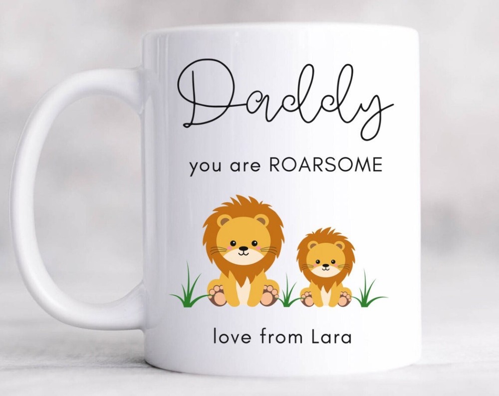 Daddy Mug Gift For Dad Mug Fathers Day Cup Roarsome Dad Gift Best Daddy Father�