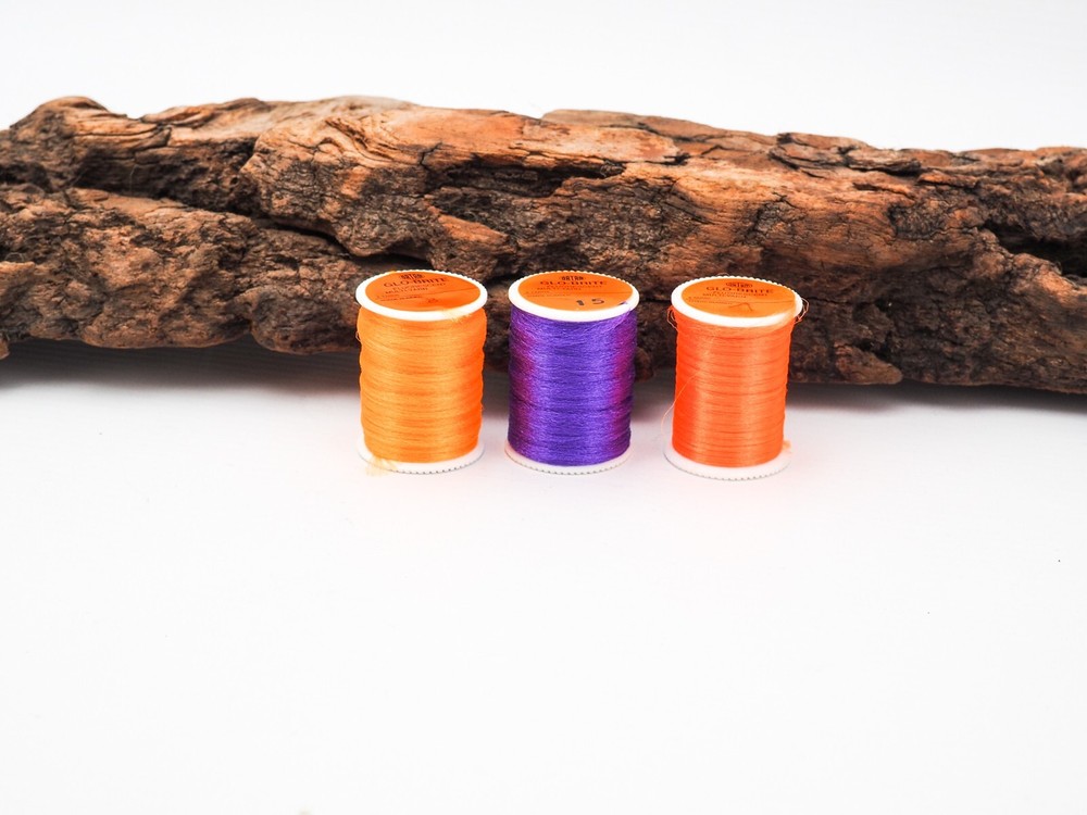 GLO-BRITE FLUORESCENT MULTI-YARN 8yds (3 COLOURS)