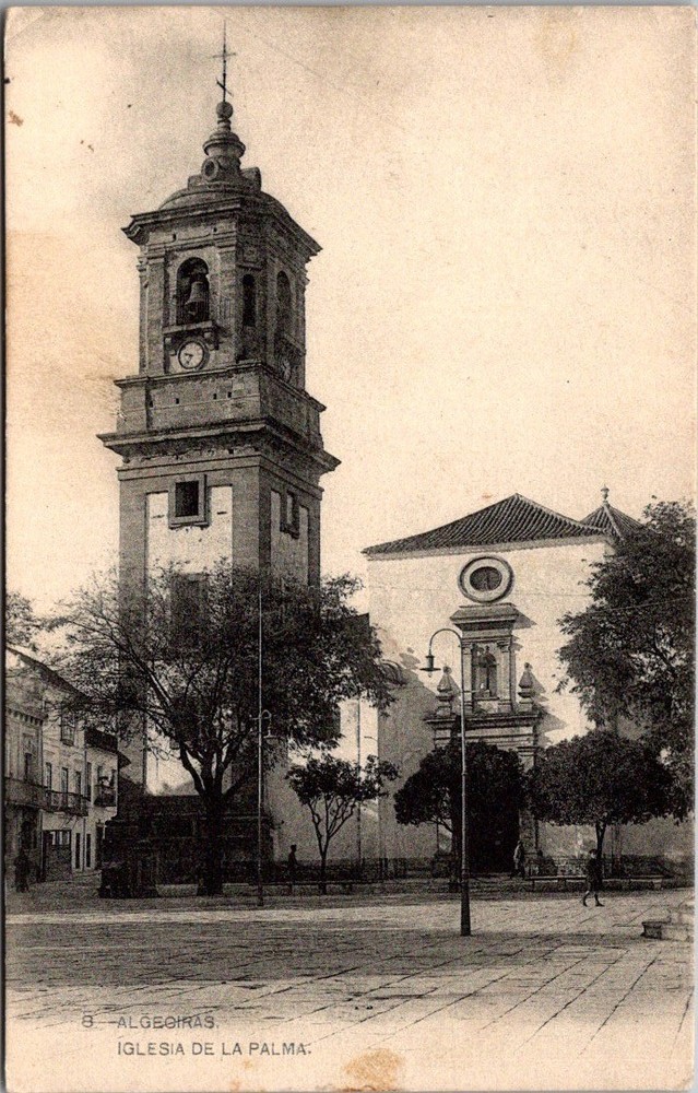 Algeciras Spain Iglesia de la Palma Postcard Barrero [AA]
