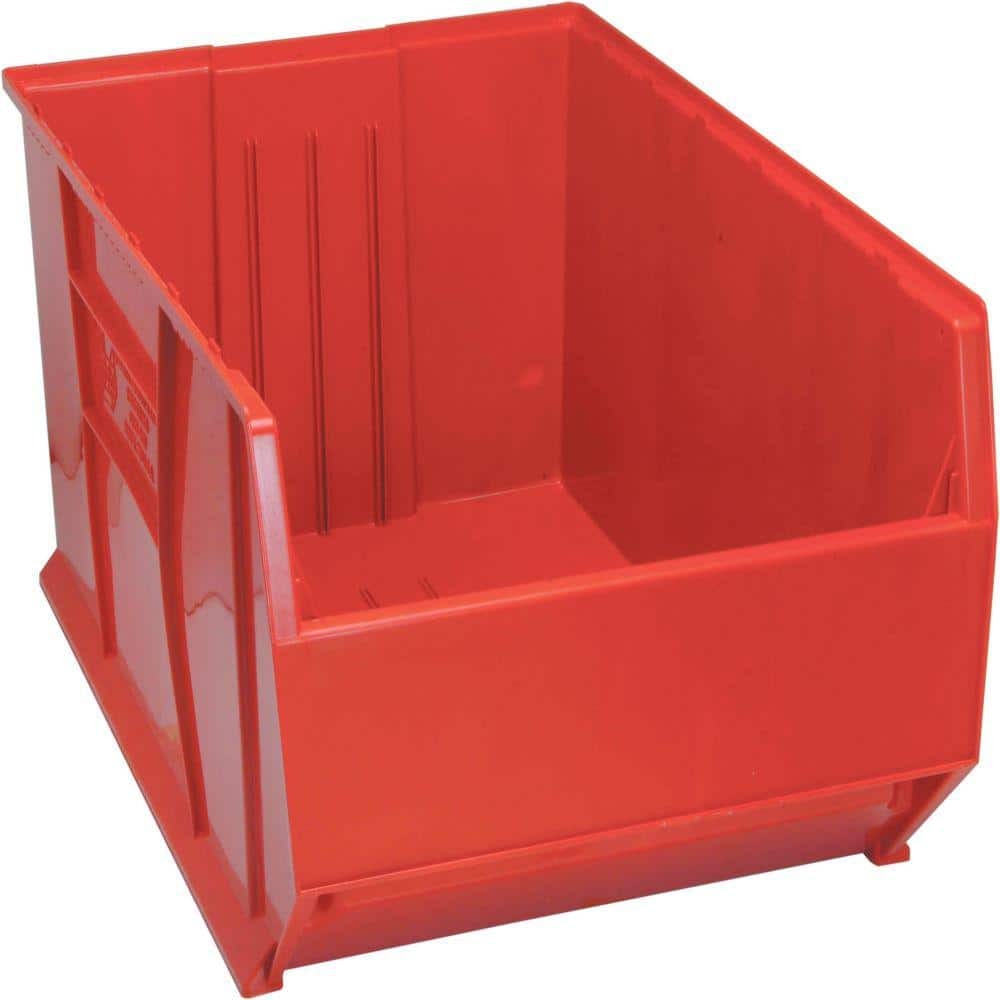 36in Red Quantum Hulk 65 Gallon Heavy-Duty Storage Tote 1-Pack