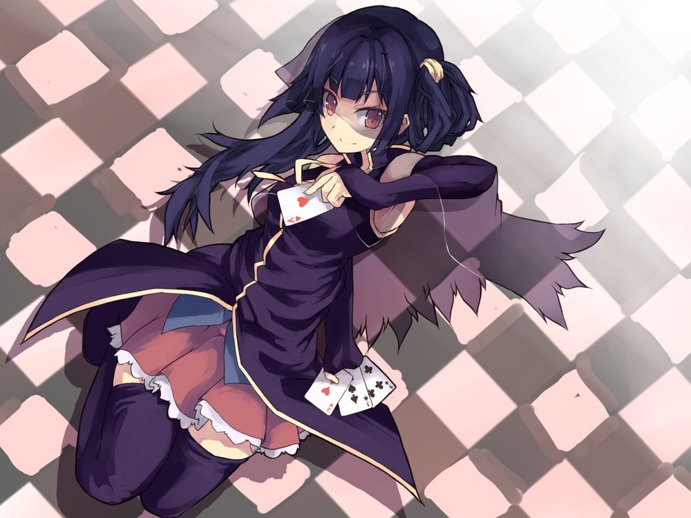 Anime zell chlammy anime women playing cards girls Playmat Gaming Mat Desk