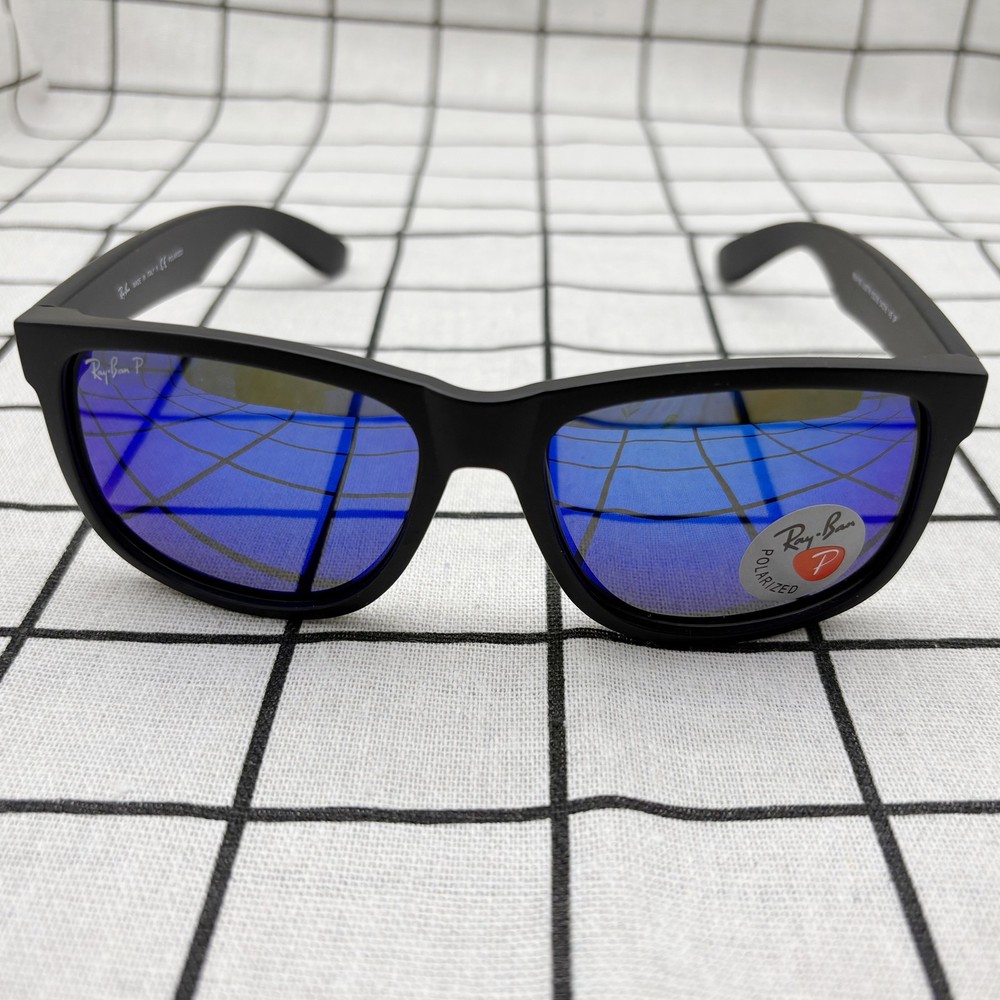 Ray-Ban Classic Polarized sunglasses Justin RB4165 622 55 Blue Lens Black Frame