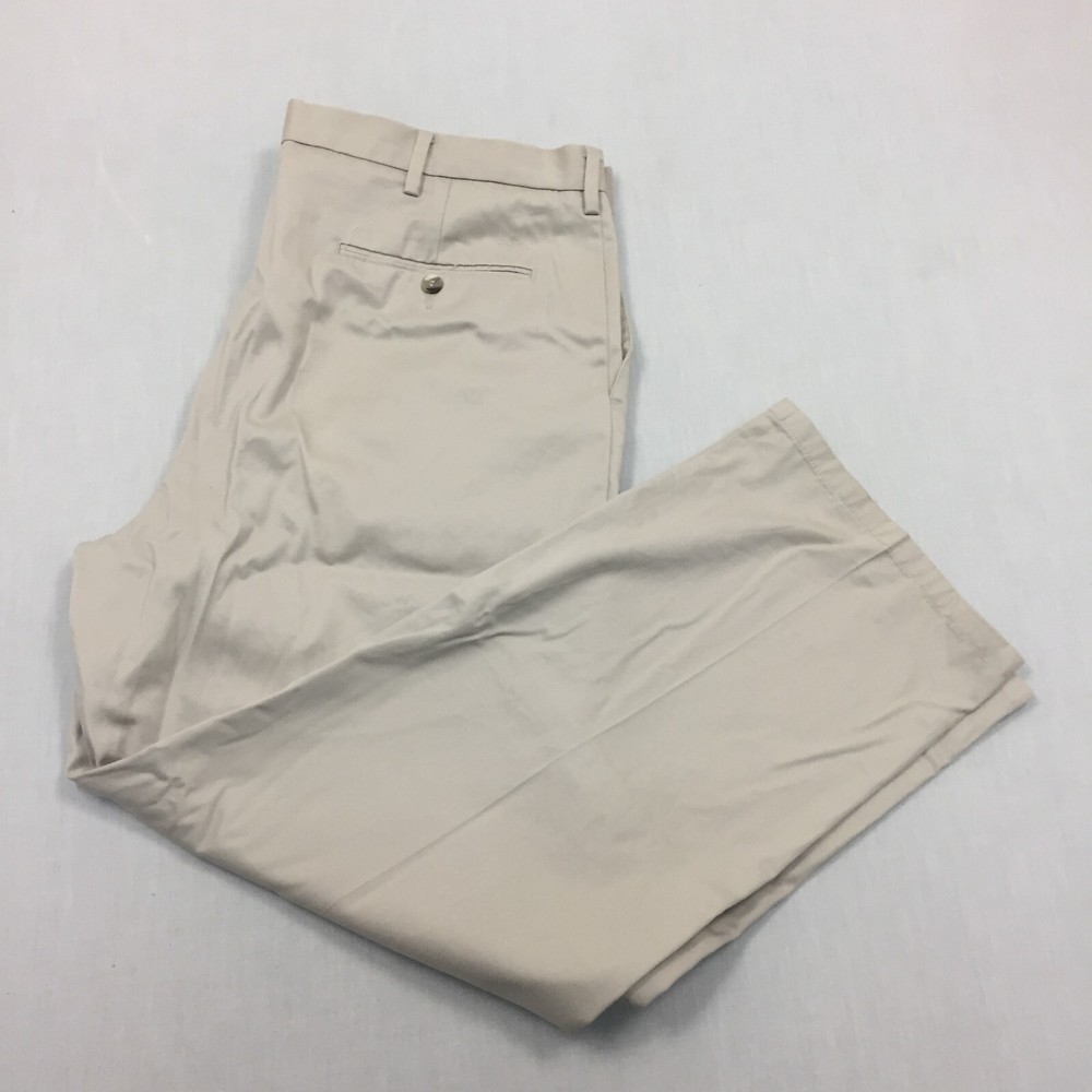 Dockers Mens Straight Fit Cotton Chino Pants Beige 40W 29L