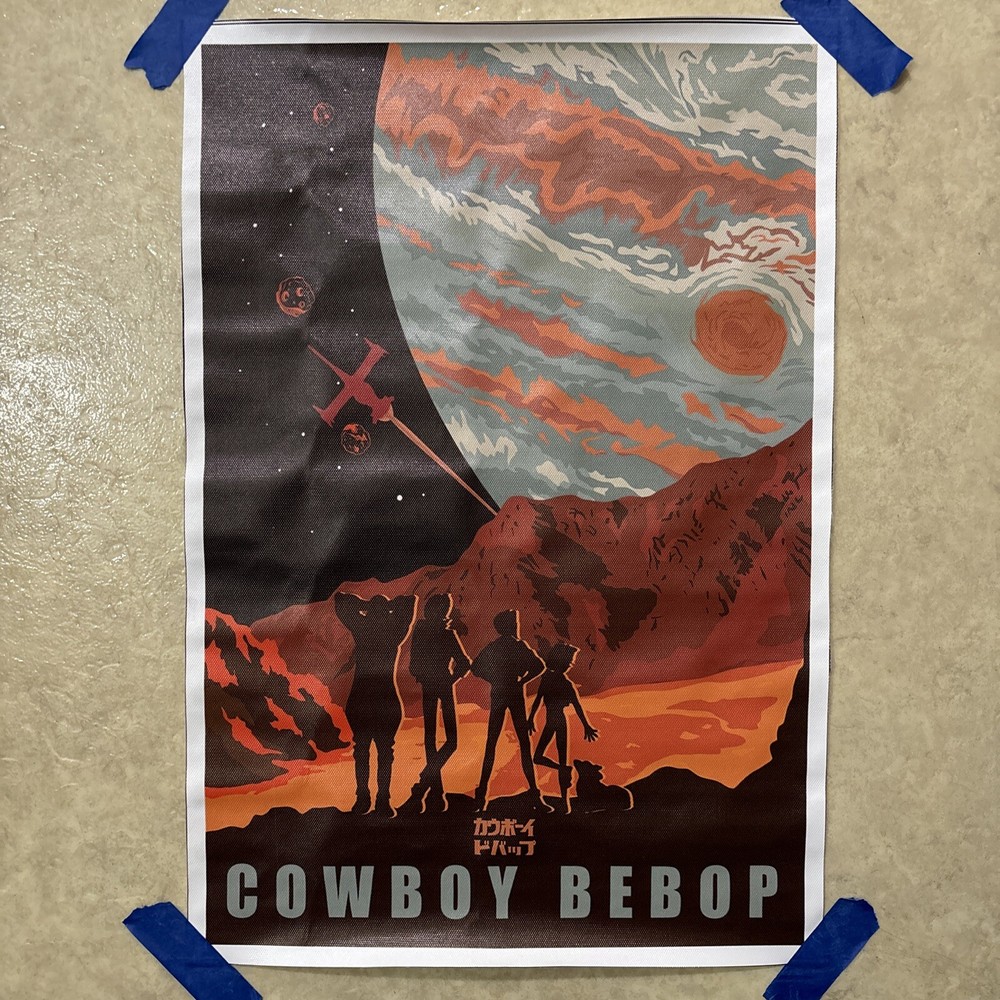 Cowboy Bebop ✅ Anime Poster ✅ Canvas Wall Art Man Cave ✅ 12x18 inch Unframed