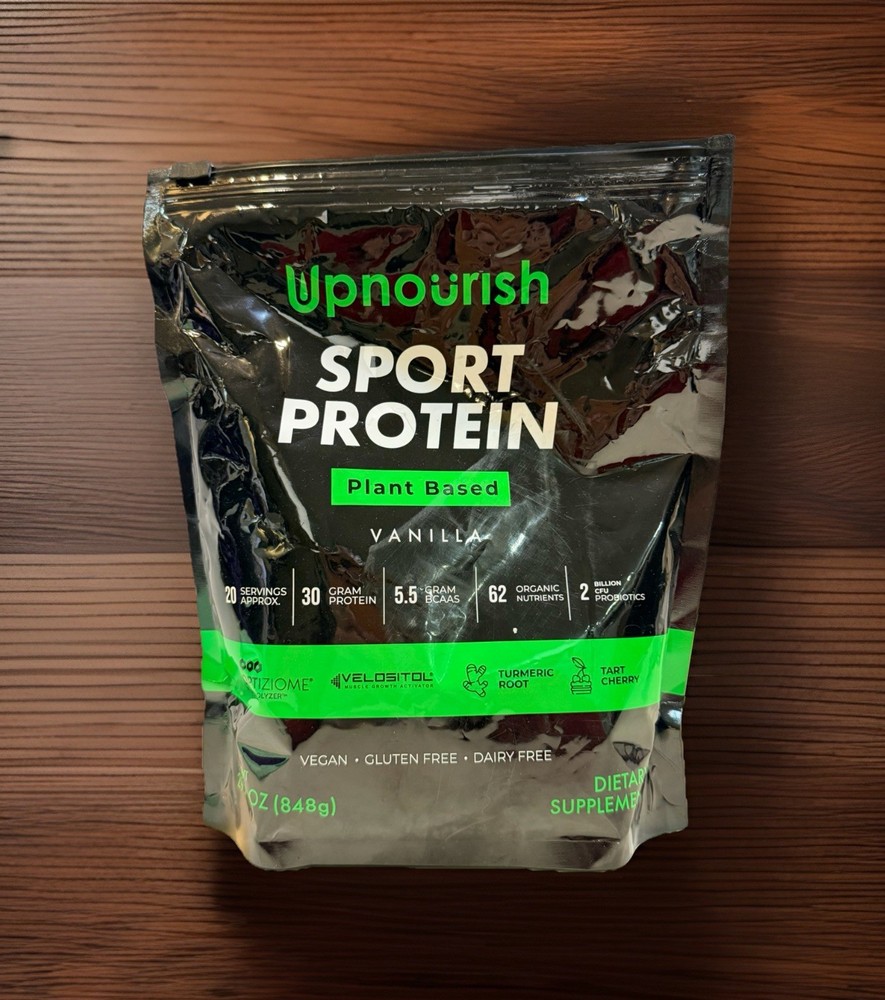 Plant Based Vegan Sport Protein Powder For Workout Recovery Muscle Growth 30g