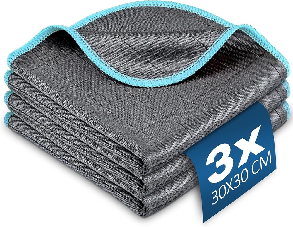 Airlab Carbon Microfiber Towels for Car Glass Window Polishing Cleaning Cloth Au