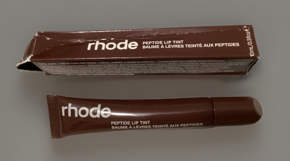 Rhode Shea Butter Peptide Lip Treatment in Espresso-(Rich Brown) New, Boxed
