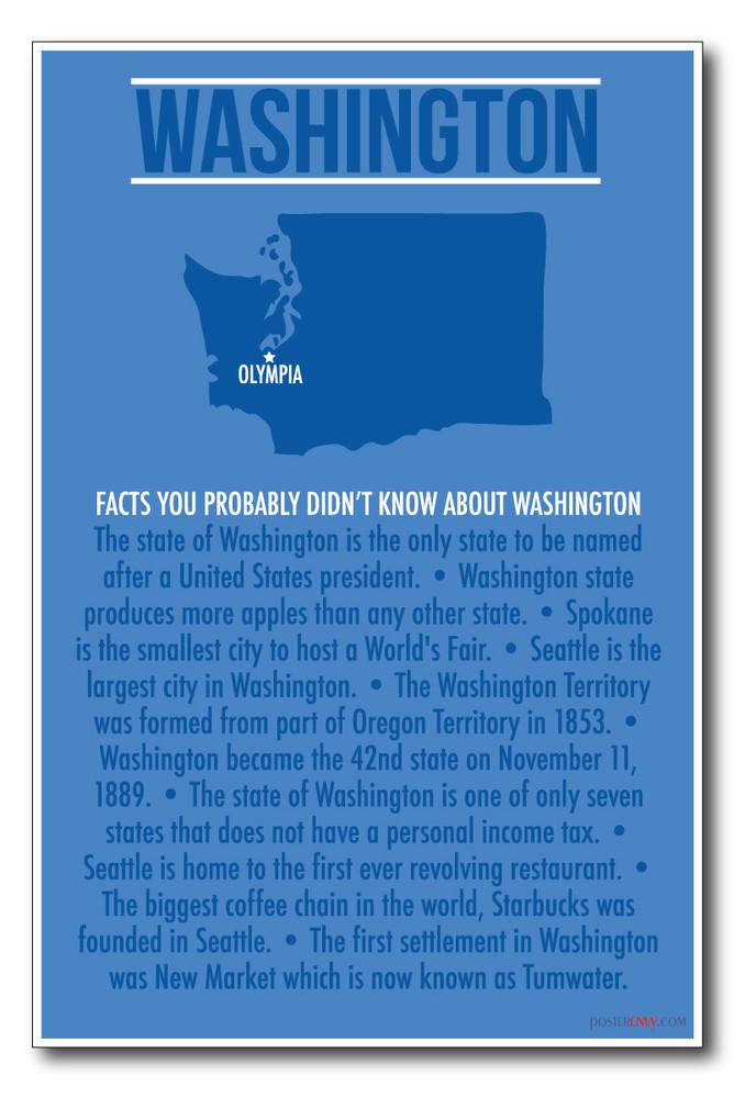 Washington - NEW U.S Travel Poster