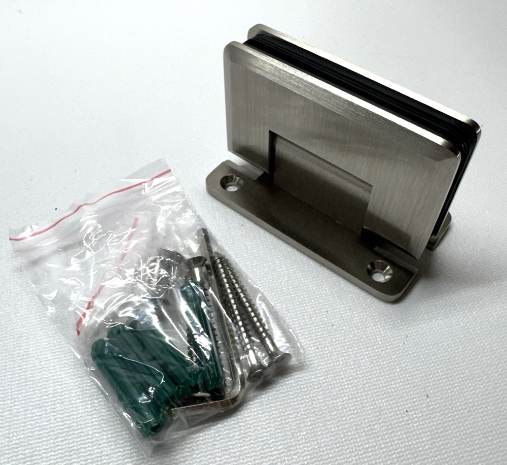 Loire L-2166 Brushed Nickel Beveled Hinge Wall Plate  