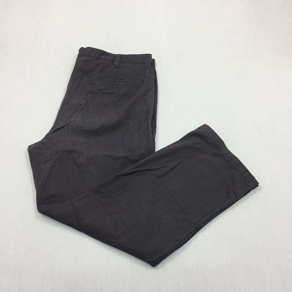 Dockers Chino Trousers Cotton Pants Straight Fit Mens Size 42W 32L Grey