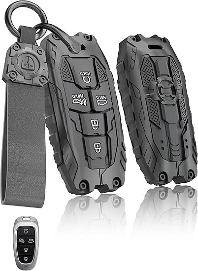 for Hyundai Key fob Cover,Heavy Car Key Case Protector Compatible w... Fast Ship
