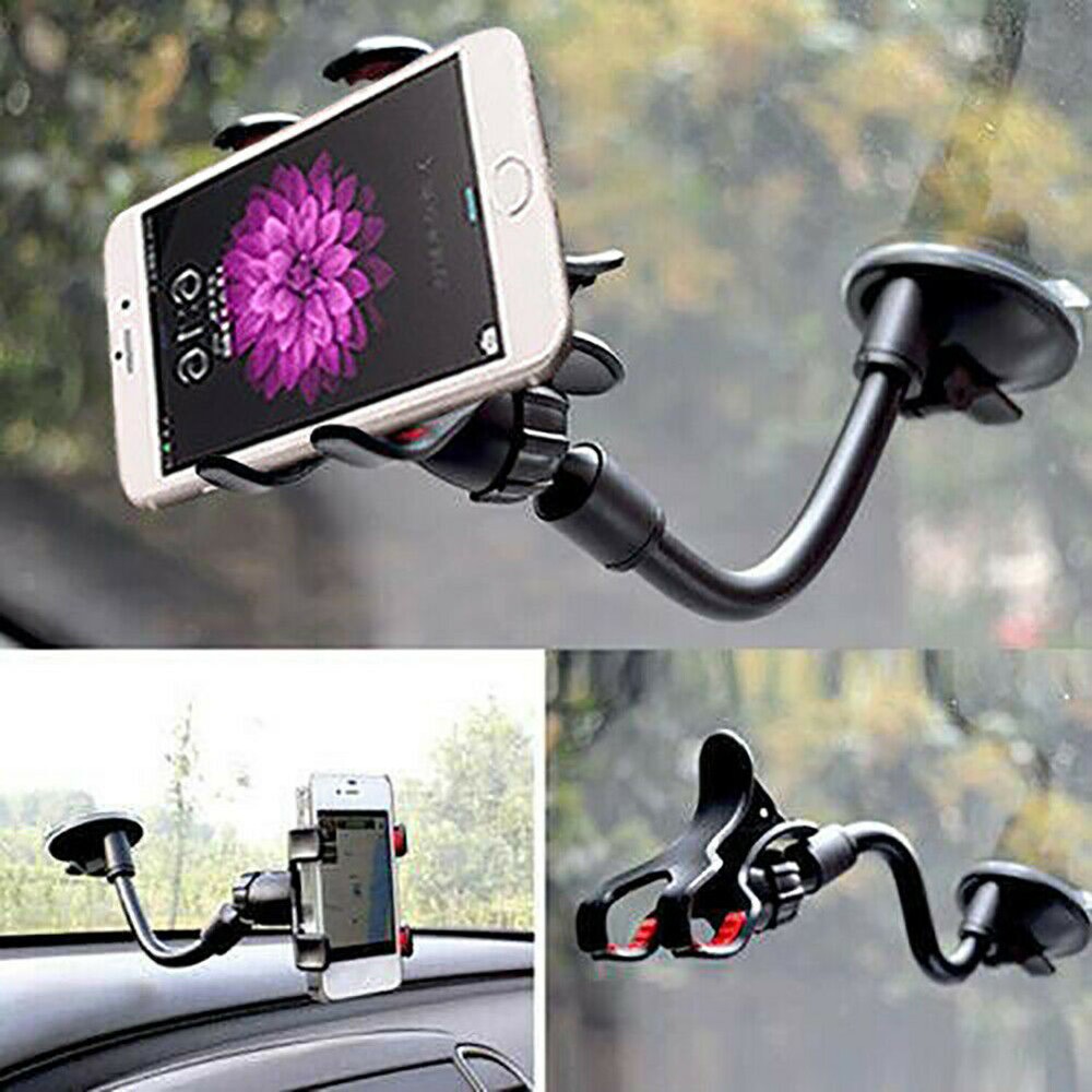 360 Degree Suction Cup Phone Holder for Car Windshield GPS Mount