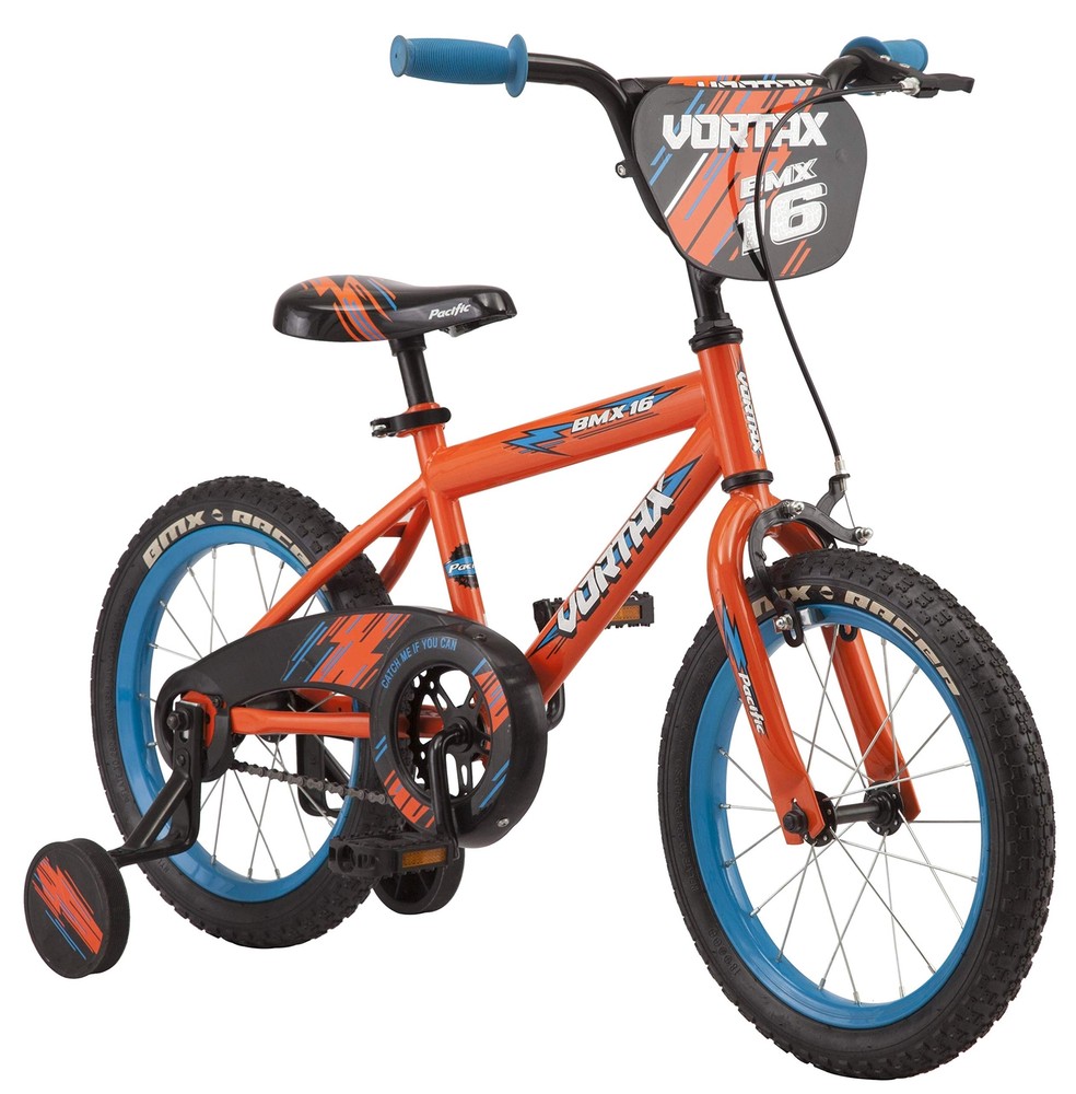 Vortax BMX Style Kids Bike, for Boys and Girls Ages 3 to 7, Single Speed, 16-...