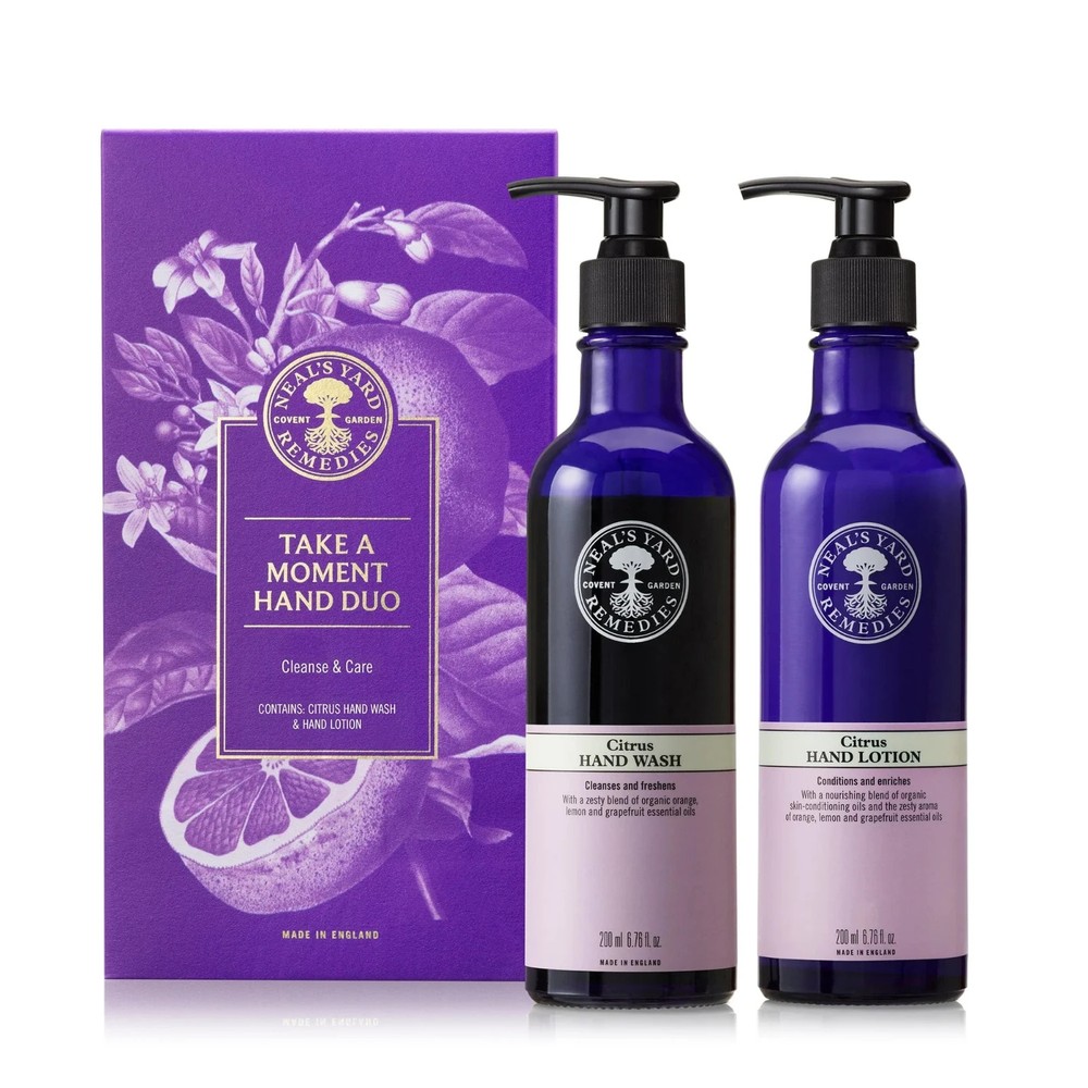 Neal's Yard Remedies Luxurious Aromatherapeutic Take A Moment Citrus Hand Duo