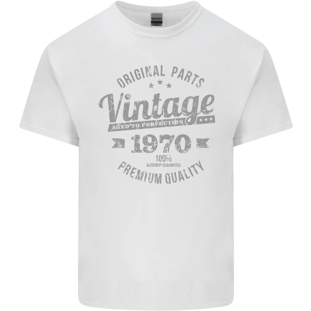 Vintage Year 54th Birthday 1970 Mens Cotton T-Shirt Tee Top