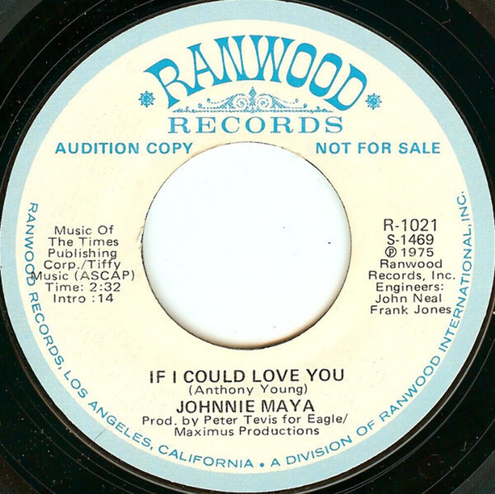 Johnnie Maya - If I Could Love You (7