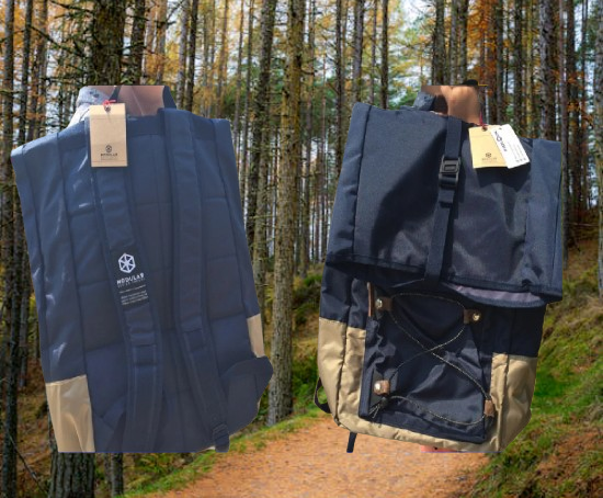 Clearance Sale BLUE backpack High School Travel Laptop Rucksack Zipper Bag NEW-image