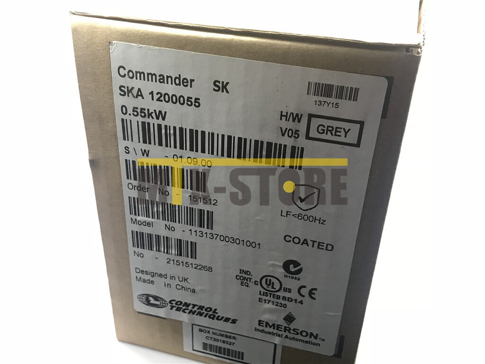 1PC Brand New In Box Emerson 0.55kw 1 Phase Inverter SKA1200055 SKA 1200055